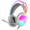Defender Eclipse RGB žaidimams ausinės baltas 62440