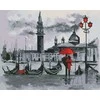 Deimantinė mozaika Romantiškas susitikimas Venecijoje 40x50 cm