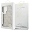 Guess PU Leather 4G Gold Frame Magnetic dėklas skirtas Samsung Galaxy S26 Ultra rožinės spalvos