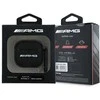 Mercedes AMG AMA4SLWK AirPods 4 ausinių dėklas juodos spalvos Leather Baltas Logo