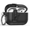 „Tech-Protect“ plonas kabliuko dėklas, skirtas „AirPods Pro 3“ ausinėms – Juodas