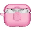 Dėklas AirPods Pro 3 permatomas rožinis Uniq