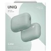 dėklas UNIQ Lino for AirPods Pro 3 gen Silicone žalias