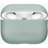 dėklas UNIQ Lino for AirPods Pro 3 gen Silicone žalias
