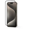 Crong Anti-Bacterial 3D Armor Glass – 9H viso ekrano grūdintas stiklas, skirtas iPhone 15 Pro Max + montavimo rėmelis