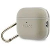 Dėklas ausinėms AirPods Pro 3 auksinės spalvos Guess