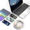 Dudao X22 Max Belaidės Ant ausų uždedamos Bluetooth Ausinės with ANC - rusvai gelsvas