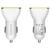 Dėklas Automobilinis įkroviklis Borofone BZ11 Speed Map Dual Port baltas