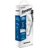 Dėklas Energizer Ultimate - Įkroviklis samochodowa USB-C & USB-A 38W PD + QC3.0 (Baltas / Sidabrinė)