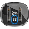 Dėklas Baltas Shark HYPERBEAT juodos Bluetooth į ausį įdedamos ausinės
