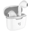 Dėklas Baltos Bluetooth į ausį įdedamos ausinės