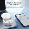 TWS Joyroom JR-TS2 Cozydots Series belaidės ausinės su akcyviu triukšmo slopinimu, Bluetooth 5.3 – baltos spalvos