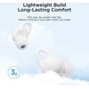 TWS Joyroom JR-TS2 Cozydots Series belaidės ausinės su akcyviu triukšmo slopinimu, Bluetooth 5.3 – baltos spalvos