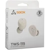 Dėklas Belaidės į ausį įdedamos ausinės Sbox EB-TWS115, beige