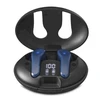 Dėklas Bluetooth ausinės su įkrovimo dėklu, juodos