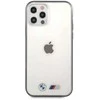Dėklas BMW BMHCP12LMBTOK iPhone 12 Pro Max 6,7 skaidrus deklas Sandblast