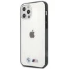 Dėklas BMW BMHCP12LMBTOK iPhone 12 Pro Max 6,7 skaidrus deklas Sandblast