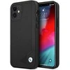 Dėklas BMW BMHCP12SRCDPK iPhone 12 mini 5,4 juodas/juodas deklas Odinis su įspaudais