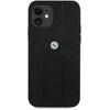 Dėklas BMW BMHCP12SRSPPK iPhone 12 mini 5,4 juodas/juodas deklas Leather Curve Perforate