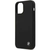 Dėklas BMW BMHCP12SSILBK iPhone 12 mini 5,4 juodos/juodos spalvos deklas Silikoninis parašas