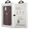 Dėklas BMW BMHCP13SRSPPR iPhone 13 mini 5,4 raudona/red deklas Leather Curve Perforate