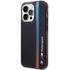 Dėklas BMW BMHCP14L22HVGV Apple iPhone 14 Pro 6.1″ juodos spalvos IML Tricolor Stripe