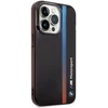 Dėklas BMW BMHCP14L22HVGV Apple iPhone 14 Pro 6.1″ juodos spalvos IML Tricolor Stripe