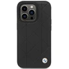 Apple iPhone 14 Pro BMW odinis dėklas Quilted (BMHCP14L22RQDK) juodos spalvos