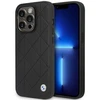 Apple iPhone 14 Pro BMW odinis dėklas Quilted (BMHCP14L22RQDK) juodos spalvos
