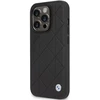 Apple iPhone 14 Pro BMW odinis dėklas Quilted (BMHCP14L22RQDK) juodos spalvos