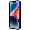Dėklas BMW BMHCP14S22RPSR Apple iPhone 14 / 15 / 13 6.1" bordo spalvos odinės sėdynės su raštu