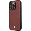 Dėklas BMW BMHCP14X22RFGR Apple iPhone 14 Pro Max 6,7″ burgundy Leather Diamond Pattern