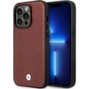 Dėklas BMW BMHCP14X22RFGR Apple iPhone 14 Pro Max 6,7″ burgundy Leather Diamond Pattern