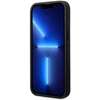 BMW BMHMP14L22RFGK iPhone 14 Pro 6.1″ dėklas, juodas, odinis su deimantų raštu, MagSafe