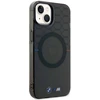 BMW BMHMP14SHGPK Apple iPhone 14 15 13 6.1″ dėklas pilka Pattern MagSafe
