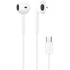 Dudao X3C į ausis įkišamos su laidu USB-C ausinės 1.2m - baltos spalvos