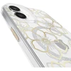 Dėklas Case-Mate Floral Gems MagSafe do iPhone 16 Plus auksinė