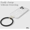 Dėklas Case-Mate Phone Bangle - Wrist virvelė telefonui Juodas