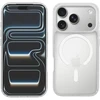 Dėklas Crong Hybrid Matte Magnetic, baltas, iPhone 17 Pro Max