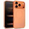 Dėklas Crong Hybrid Matte Magnetic iPhone 17 Pro, oranžinis