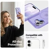 Dėklas Crong Hybrid Matte Magnetic iPhone 17, alyvinis