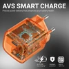Crong NEO GaN įkroviklis USB-C 40 W, oranžinis