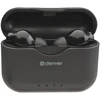 Dėklas Denver TWE-37 juodos belaidės Bluetooth ausinės