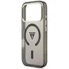 GUESS dėklas, skirtas IPHONE 17 Pro Max, suderinamas su MagSafe GUHMP17XHGTMLCGK (IML gradientas su trikampio logotipu), juodas