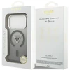 GUESS dėklas, skirtas IPHONE 17 Pro Max, suderinamas su MagSafe GUHMP17XHGTMLCGK (IML gradientas su trikampio logotipu), juodas
