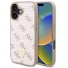Guess GUHCP16SPG4GPH Apple iPhone 16 6.1″ baltos spalvos kietas dėklas New 4G Triangle