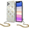 Guess Peony Chain dėklas iPhone 11 Pro telefonui, aukso spalvos