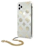 Guess Peony Chain dėklas iPhone 11 Pro telefonui, aukso spalvos