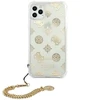 Guess Peony Chain dėklas iPhone 11 Pro telefonui, aukso spalvos