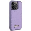Dėklas Guess Sequin Script Metal ant iPhone 15 Pro Max - violetinė